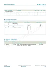 BT138X-600F/L01Q Datasheet Page 2