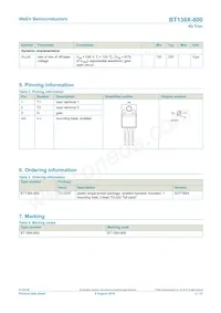 BT138X-800/L02Q Datasheet Pagina 2
