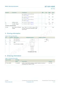 BT138Y-800E Datasheet Page 2
