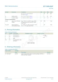 BT139B-600F Datasheet Page 2