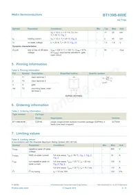 BT139B-800E Datasheet Page 2