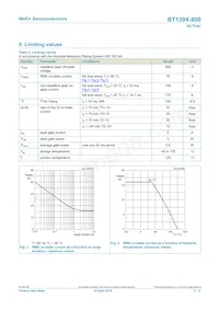 BT139X-800/L02Q數據表 頁面 3