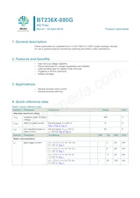 BT236X-800G/L02Q Datasheet Cover
