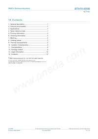 BTA16-800BQ Datasheet Page 12