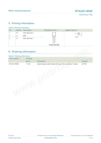 BTA201-800B Datasheet Page 2