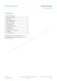 BTA201W-600E Datasheet Page 16