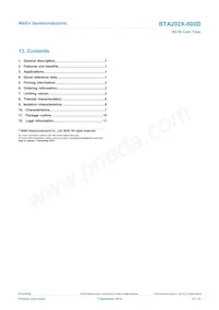 BTA202X-600D Datasheet Page 13