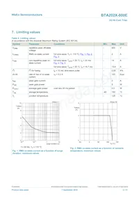 BTA202X-800E/L01 Datasheet Page 3