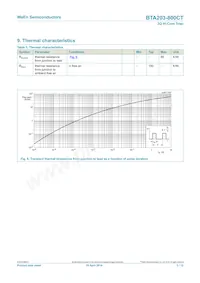 BTA203-800CTEP Datasheet Pagina 5