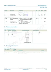 BTA204-600C/DG Datasheet Page 2