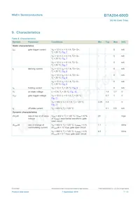 BTA204-600D Datasheet Page 7