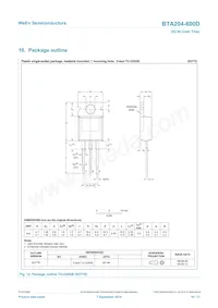 BTA204-600D Datasheet Page 10