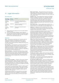 BTA204-600E Datasheet Page 11