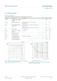 BTA204-800C/DG Datasheet Page 3
