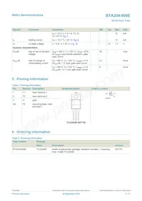 BTA204-800E Datasheet Pagina 2