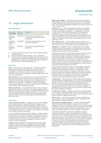 BTA204-800E Datasheet Pagina 11