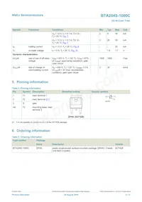 BTA204S-1000C數據表 頁面 2