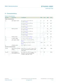 BTA204S-1000C Datasheet Page 7