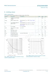 BTA204W-600B Datasheet Page 3