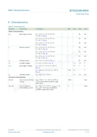 BTA204W-600C Datasheet Page 8