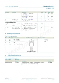 BTA204X-600B/L03Q數據表 頁面 2