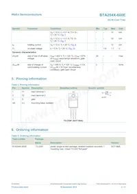 BTA204X-600E Datasheet Page 2