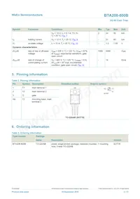 BTA208-800B/DG Datasheet Pagina 2