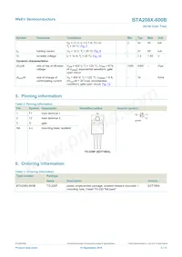 BTA208X-600B Datasheet Pagina 2