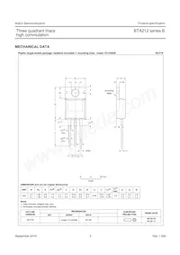 BTA212-800B Datasheet Page 6