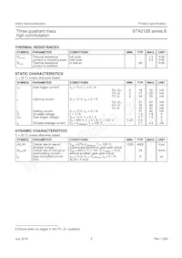 BTA212B-800B Datasheet Pagina 3