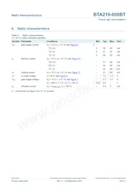 BTA216-600BT Datasheet Pagina 6