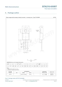 BTA216-600BT 데이터 시트 페이지 9