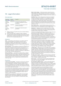 BTA216-600BT Datasheet Page 10