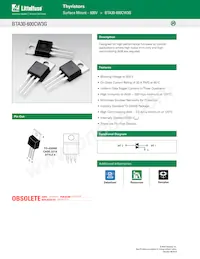 BTA30-800CW3G Datasheet Cover