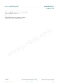 BTA310-800D Datasheet Page 12