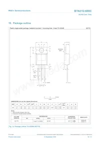 BTA312-600C Datasheet Page 10