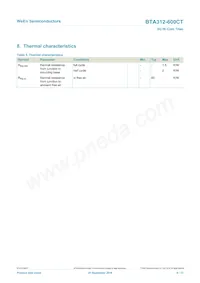 BTA312-600CT Datasheet Page 6