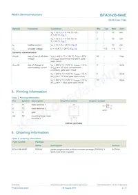 BTA312B-800E Datasheet Pagina 2