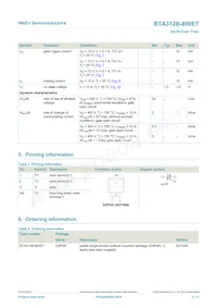 BTA312B-800ET Datasheet Page 2