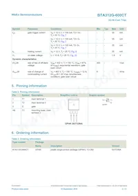 BTA312G-600CTQ Datasheet Page 2