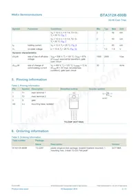 BTA312X-800B Datasheet Page 2