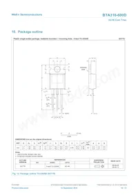BTA316-600D Datasheet Page 10