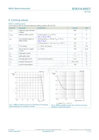 BTA316-800CTQ Datasheet Page 3