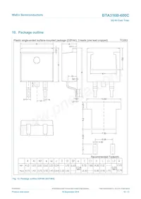 BTA316B-600C Datasheet Pagina 10