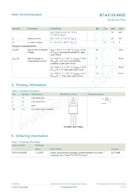 BTA316X-600E Datasheet Page 2