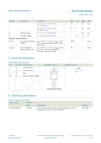 BTA316X-800B/L01 Datasheet Page 2