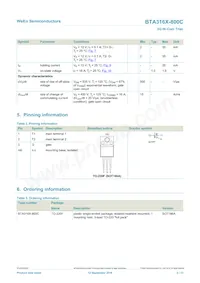 BTA316X-800C/L01Q Datasheet Page 2