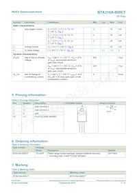 BTA316X-800CTQ Datasheet Page 2