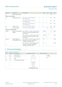 BTA330Y-800CTQ Datasheet Page 2