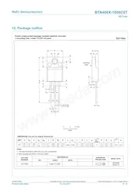 BTA408X-1000C0TQ Datasheet Page 9
